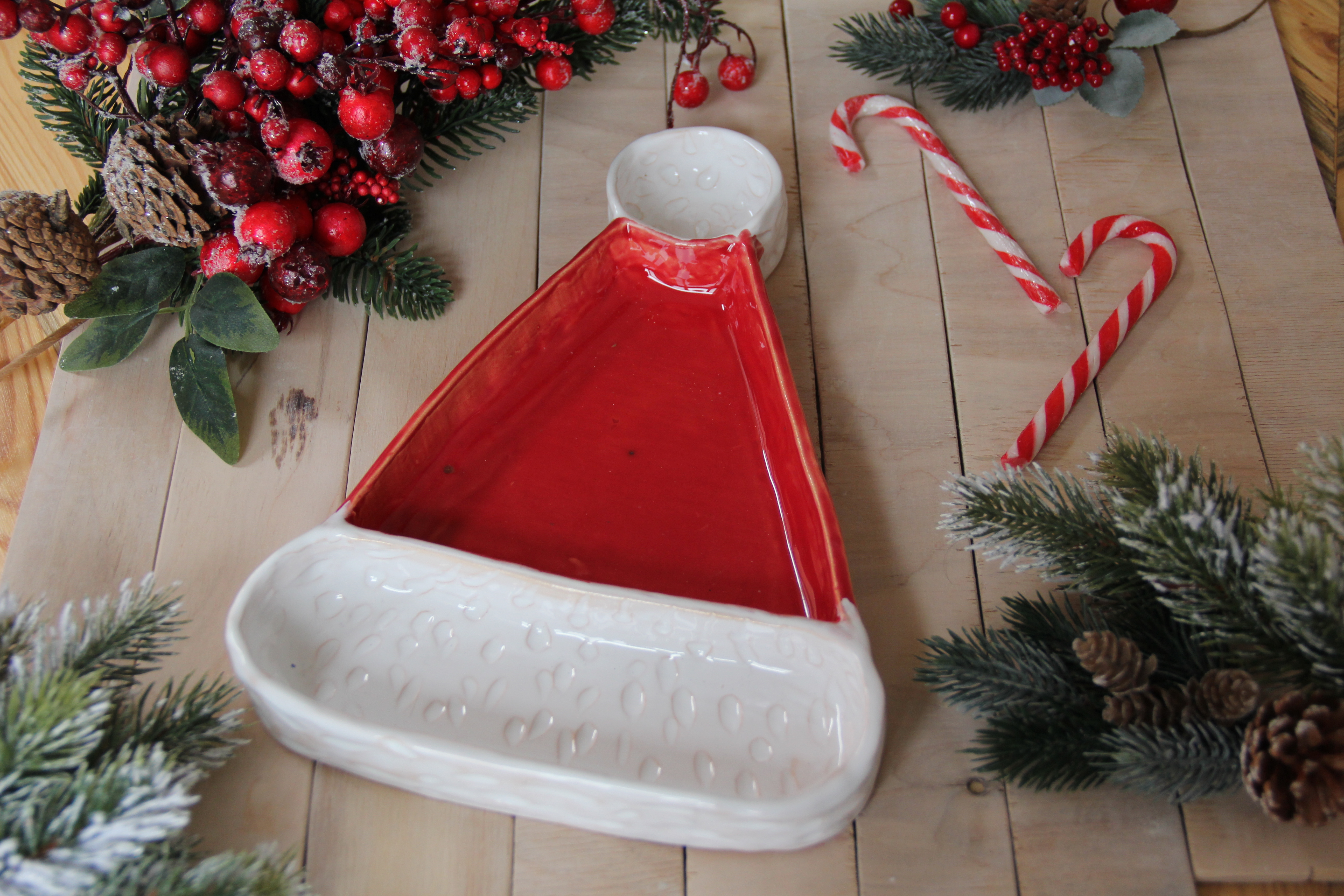 Мисочка-шапка Деда Мороза фото 1