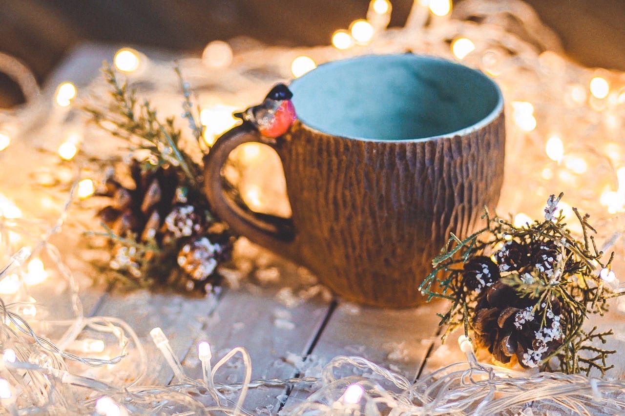 Кружка со снегирем  фото 2