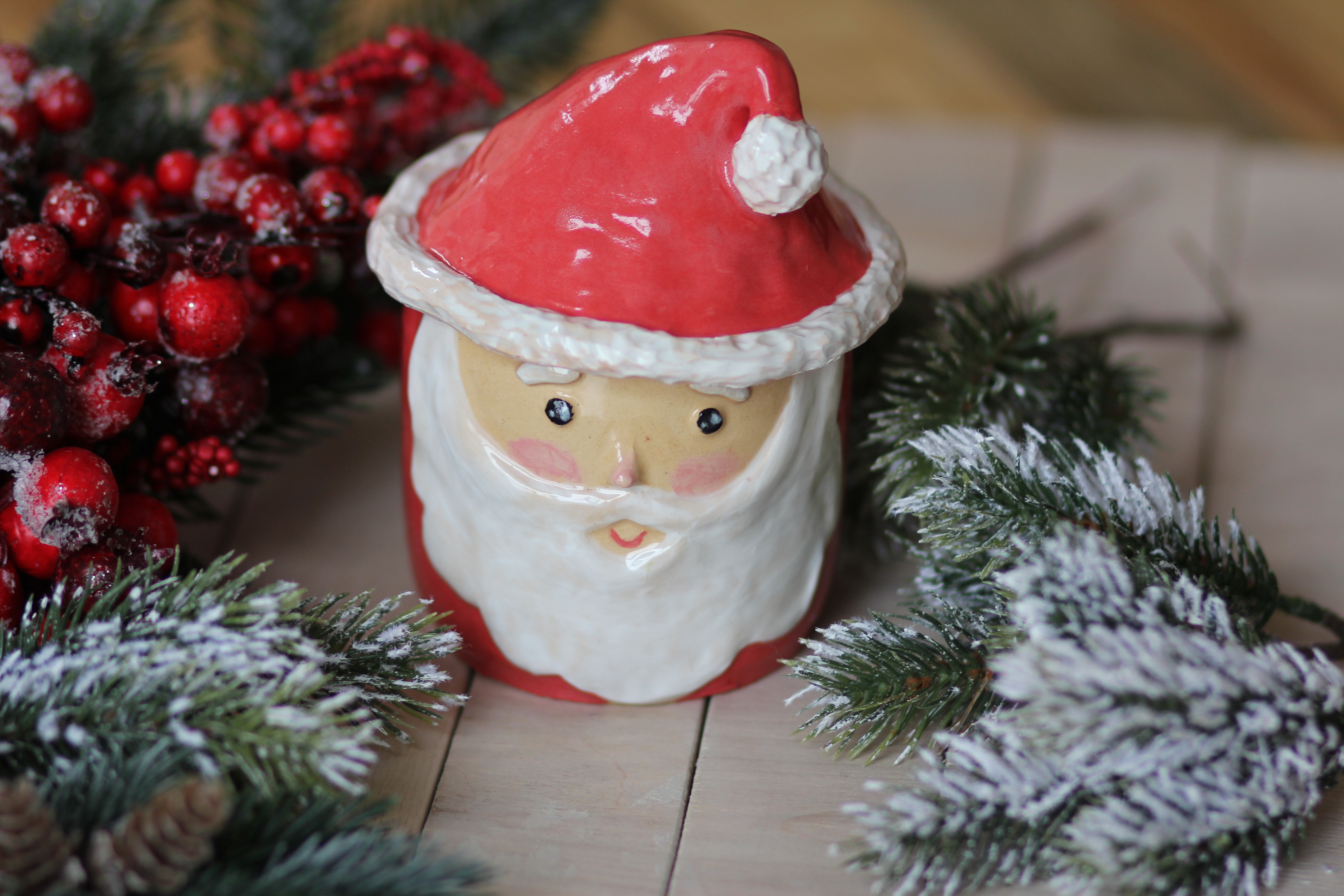 Стакан-Дедушка Мороз фото 1